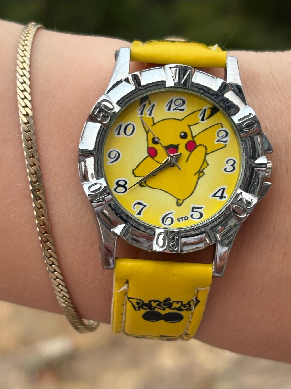 kids Yellow Pokémon watch
